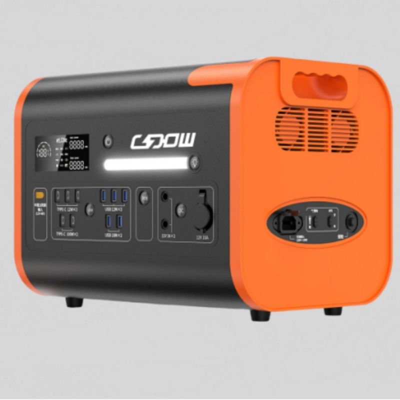 AT22 LiFePO4 ắc quy trạm sạc di động 600W 1000W 2200W cho người cắm trại di động