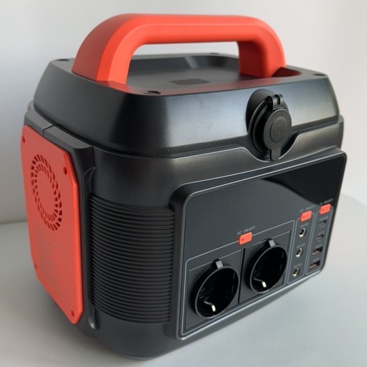 Trạm điện đa chức năng 600W/576wh pin lithium và đầu ra loại C Pd100W Pd27W