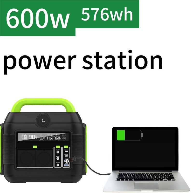 300W/600W Điện di động 110V/220V Trạm điện di động để sạc khẩn cấp ngoài trời