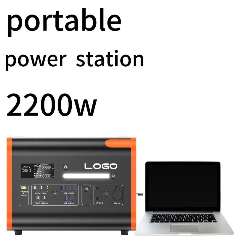 2200W110/220V màu cam với màu đen âm thầm ngoài trời nhà điện khẩn cấp và bền