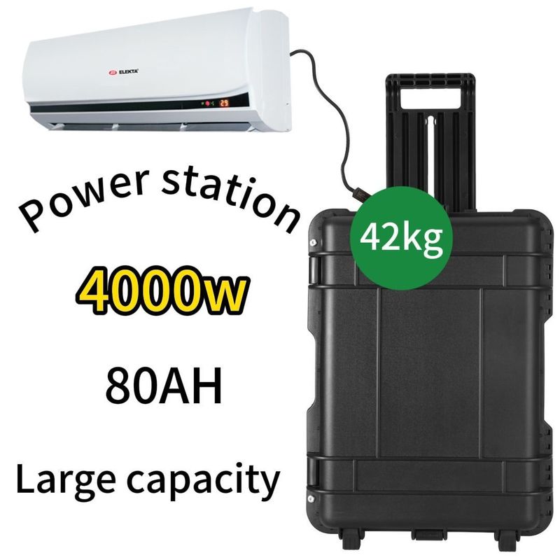 LT-40 4000W/3840wh/OEM ODM pin CE chứng nhận Trạm điện di động với công suất cao