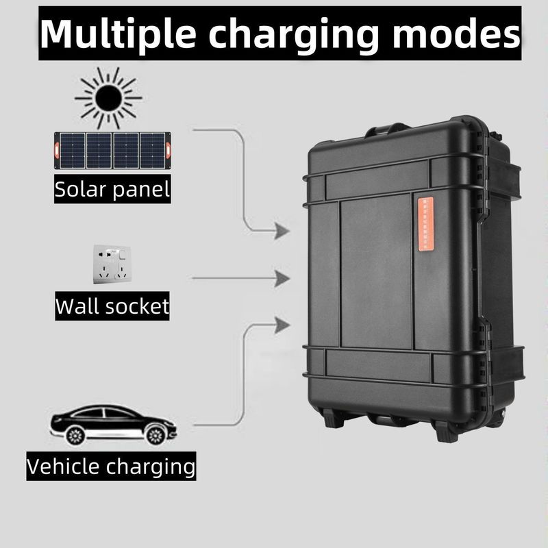 Nhà máy điện di động 3000W cho nhà và ngoài trời khẩn cấp ABS hợp kim vật liệu vỏ
