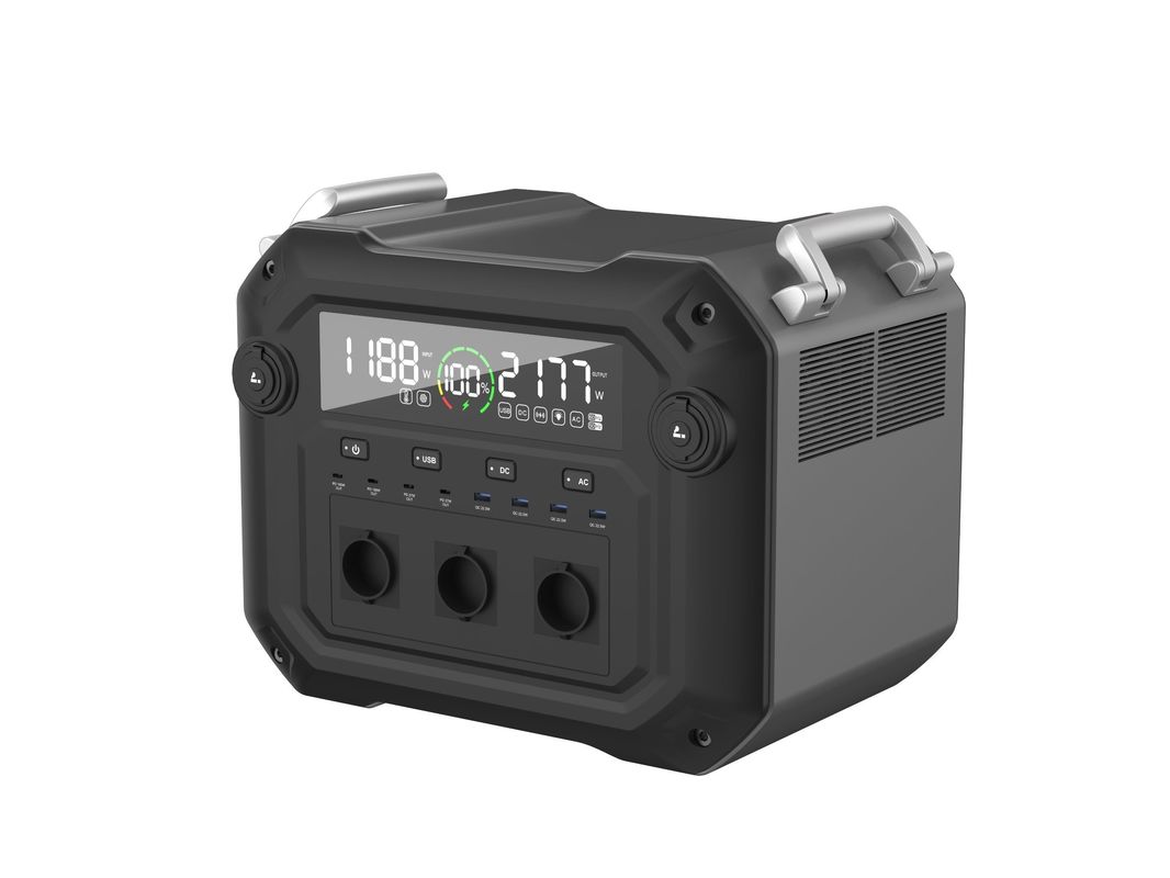 600W Max Phân tích mặt trời đầu vào 1000W 3600W Pure sinus Wave AC Socket Portable Power Station