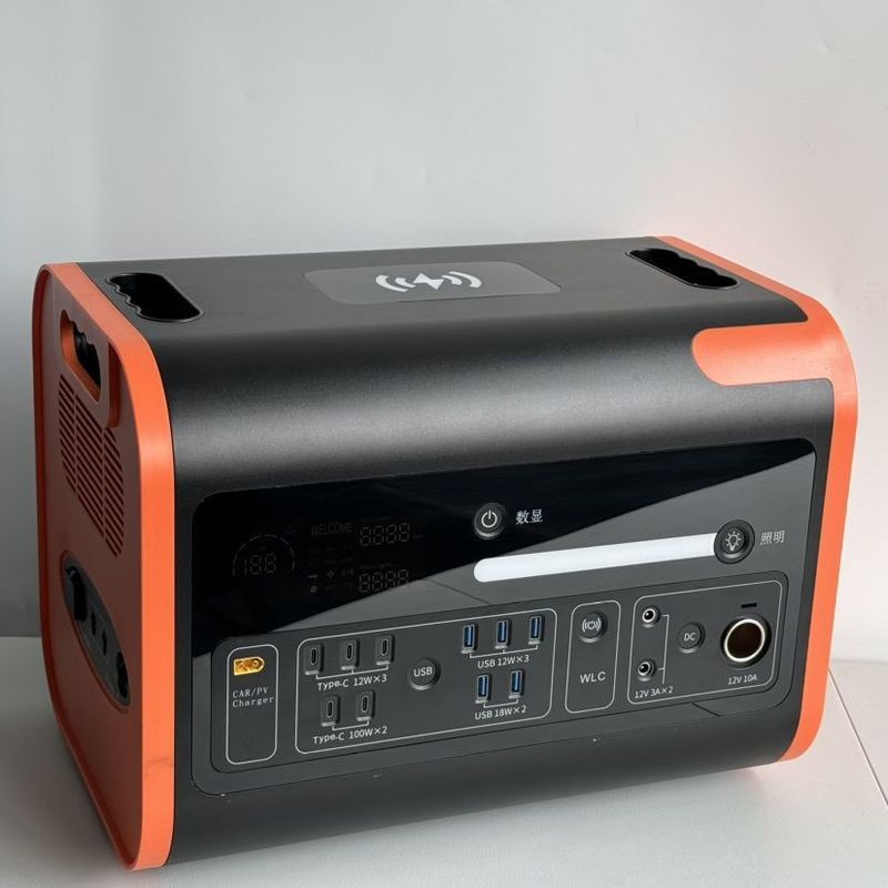 Máy phát năng lượng mặt trời di động 1500W sạc nhanh 600W với trạm điện 2200W