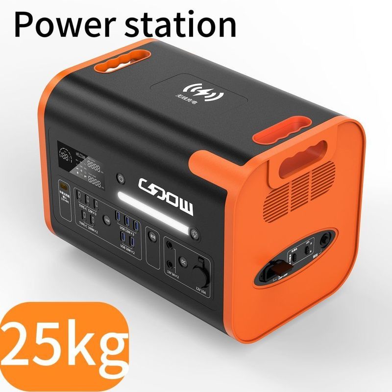 2200W AC DC loại C pin dự phòng điện khẩn cấp Trạm điện di động tùy chỉnh
