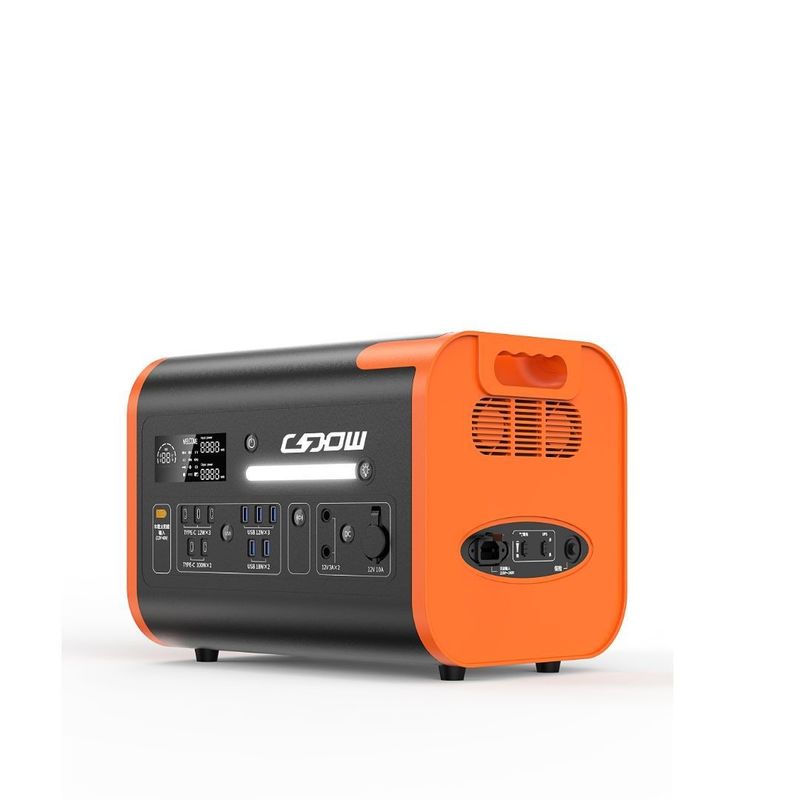 220V±5% AC Điện áp đầu ra Nhà máy điện di động với công suất lớn 2200W/2048wh/40ah