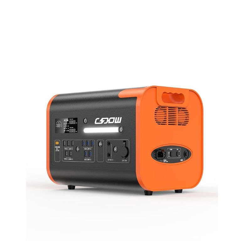 2200W2048wh/40ah Trạm năng lượng mặt trời di động cho Hoa Kỳ Gia đình cắm trại ngoài trời