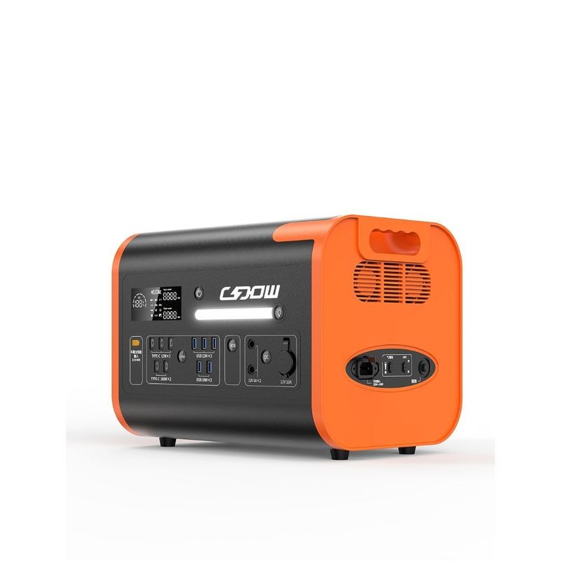 1800W/2200W Điện năng lượng đầu ra Bảng pin mặt trời Cung cấp điện khẩn cấp cho các nhu cầu ngoài trời và gia đình