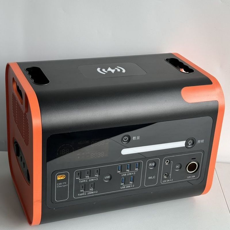 2200W điện năng liên tục có thể điều khiển 4000W Capacity Orange Outdoor Vehicle Power Station