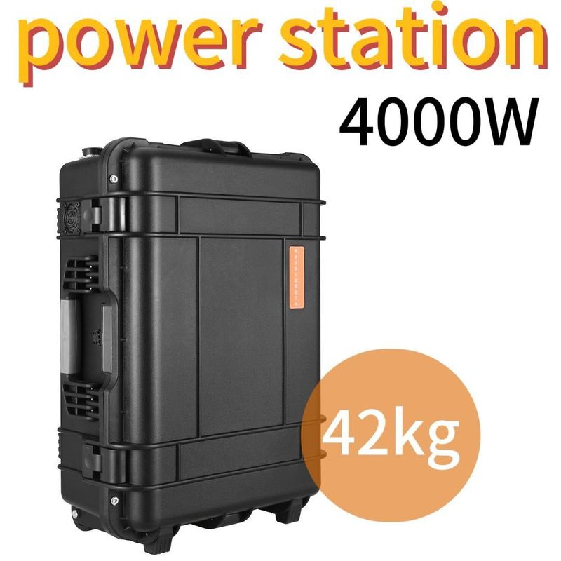 Phòng điện năng lượng mặt trời di động ngoài trời khẩn cấp 3000W với và 220V±5% AC Output Voltage