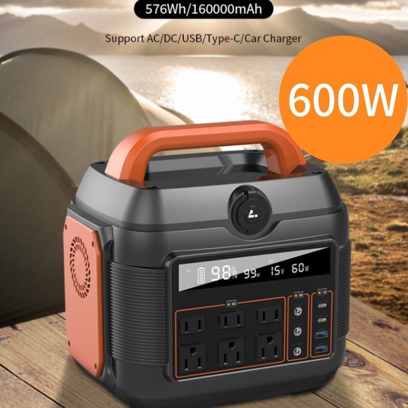 Trạm phát điện năng lượng mặt trời khẩn cấp di động 600W cho các giải pháp sạc di động