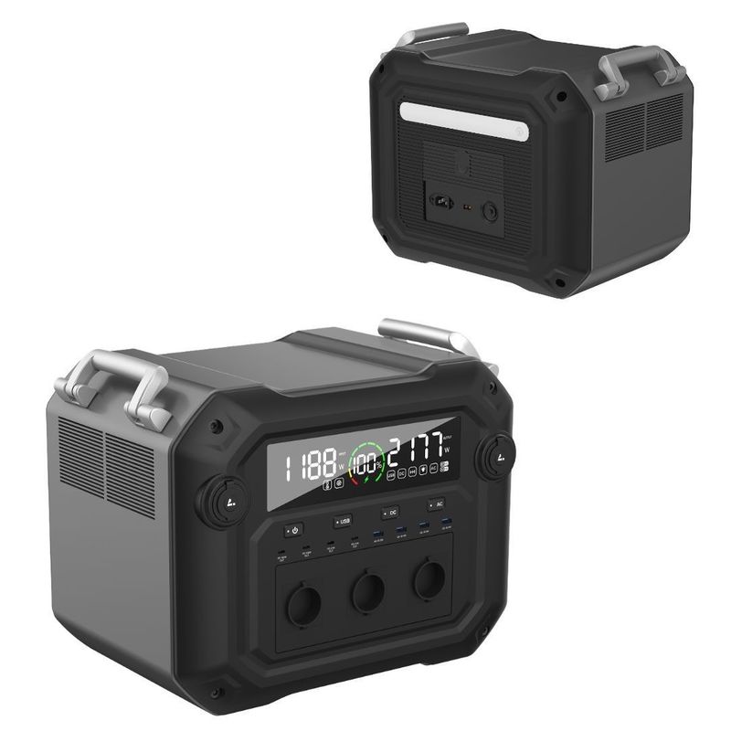 LiFePO4 3600W Inverter điện di động cho RV ngoài trời / Van Cắm trại và trạm khẩn cấp