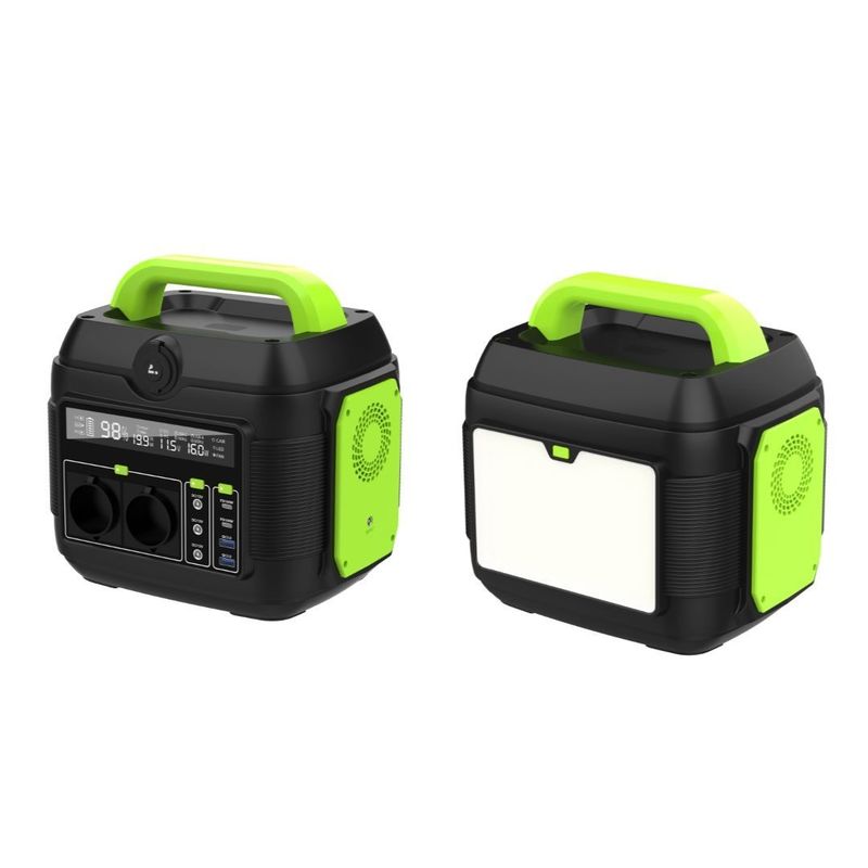 Điểm phát ra AC 220V 50Hz/110V 60Hz Máy phát năng lượng mặt trời Trạm điện di động Nhà xuất năng lượng