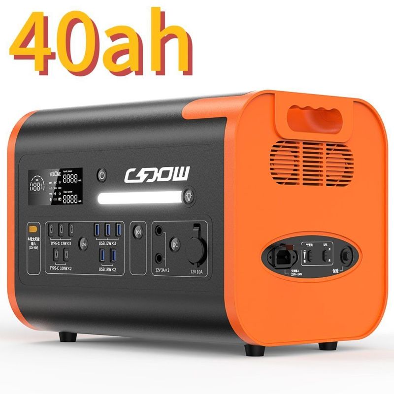 Khám phá ngoài trời với 2200W / 2048wh Nhà máy điện di động và Pure Sinus Wave Inverter