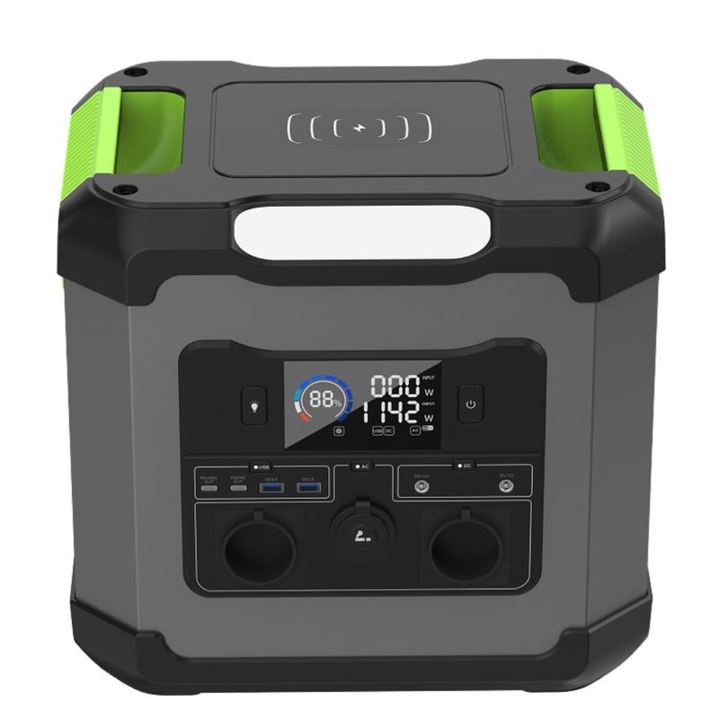 12V-13V/10A DC đầu ra 1500W/1344wh Trạm điện di động cho nhu cầu gia đình ngoài trời