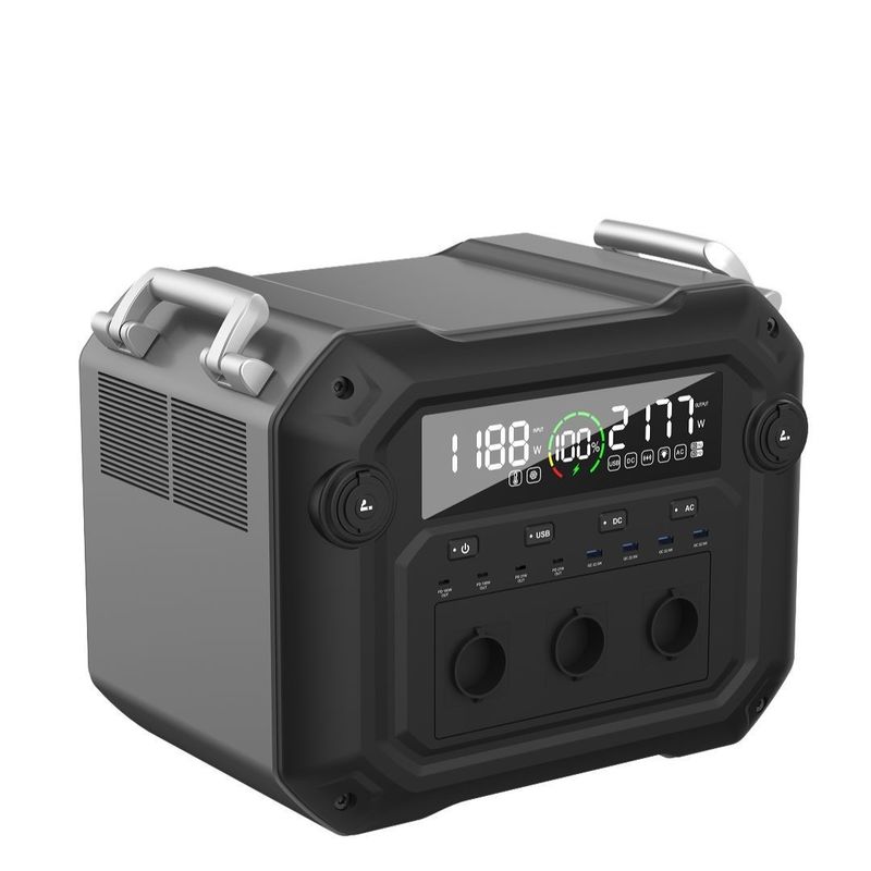 600W Max Phanele mặt trời đầu vào LiFePO4 Nhà máy điện cho tình huống ngoài trời và khẩn cấp
