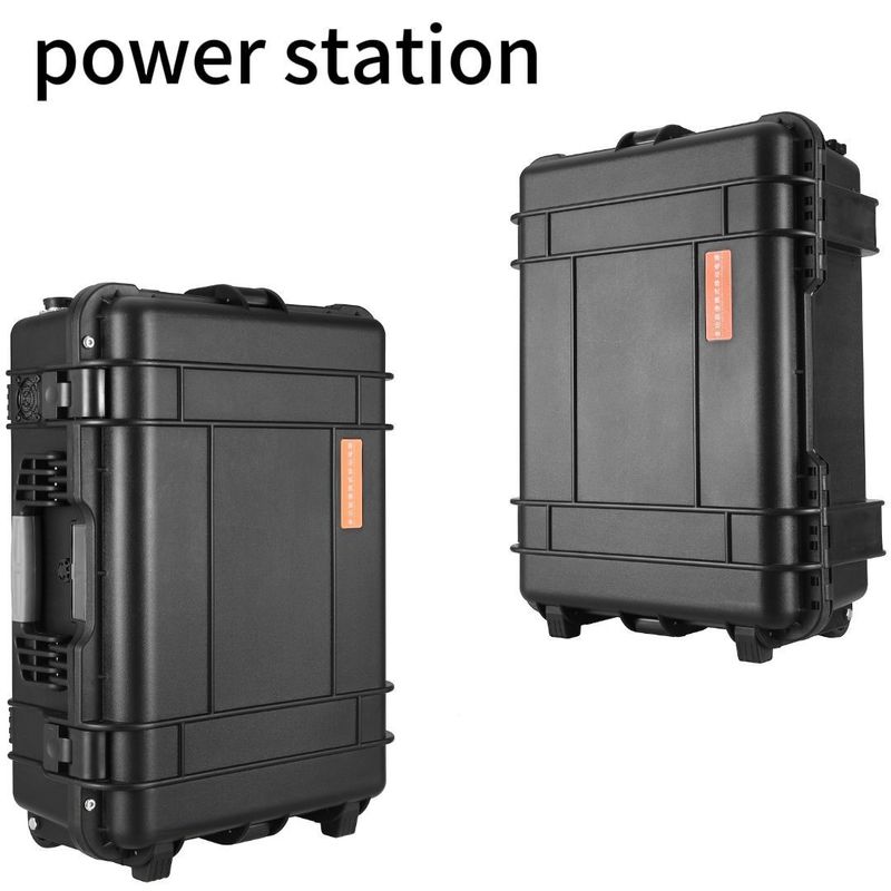 Trạm điện di động với dung lượng pin 48V62.5ah 3000wh và sạc tấm pin mặt trời
