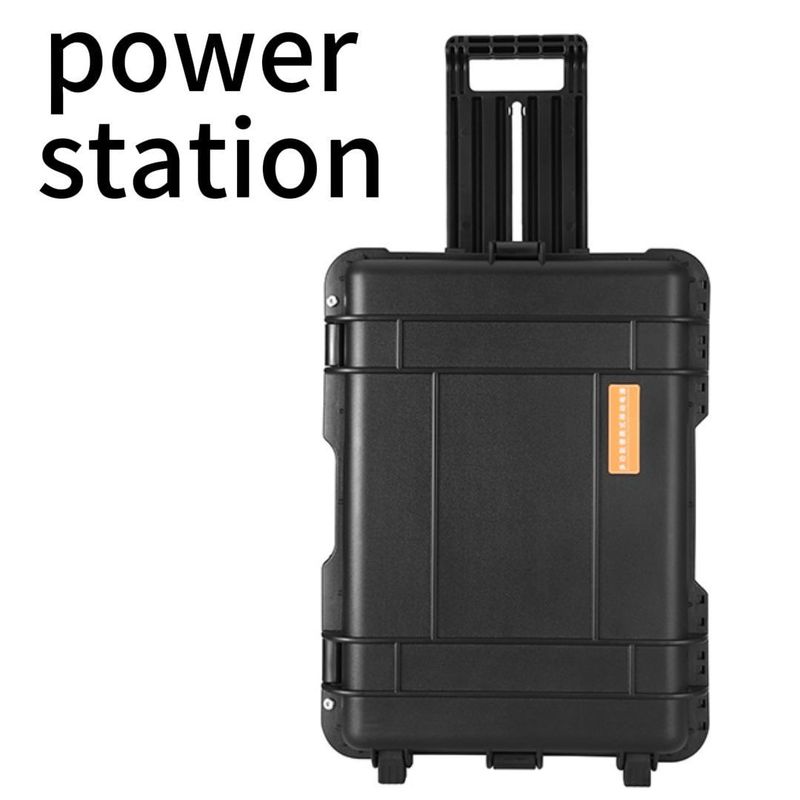 Hộp kéo trạm điện di động 3000W để lưu trữ năng lượng pin lithium dễ dàng