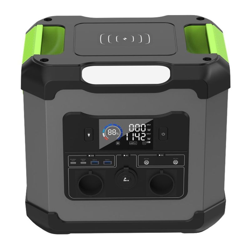 Inverter Inverter hai chiều 16,3kg 1500W Cung cấp điện di động cho cắm trại ngoài trời