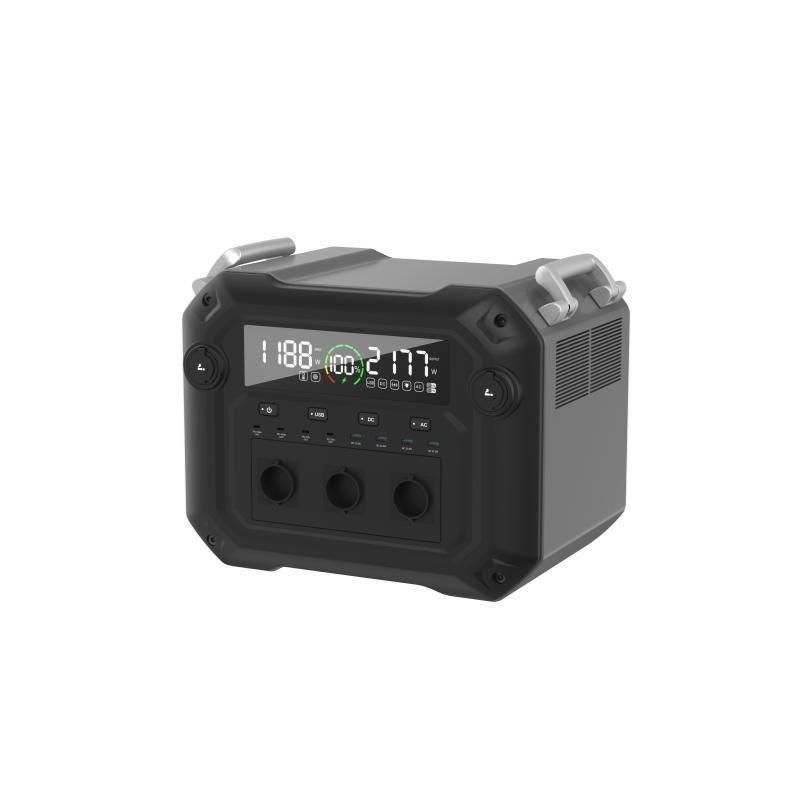 2500W All Output Socket USB Power Station Hệ thống lưu trữ năng lượng với nguồn đầu ra AC