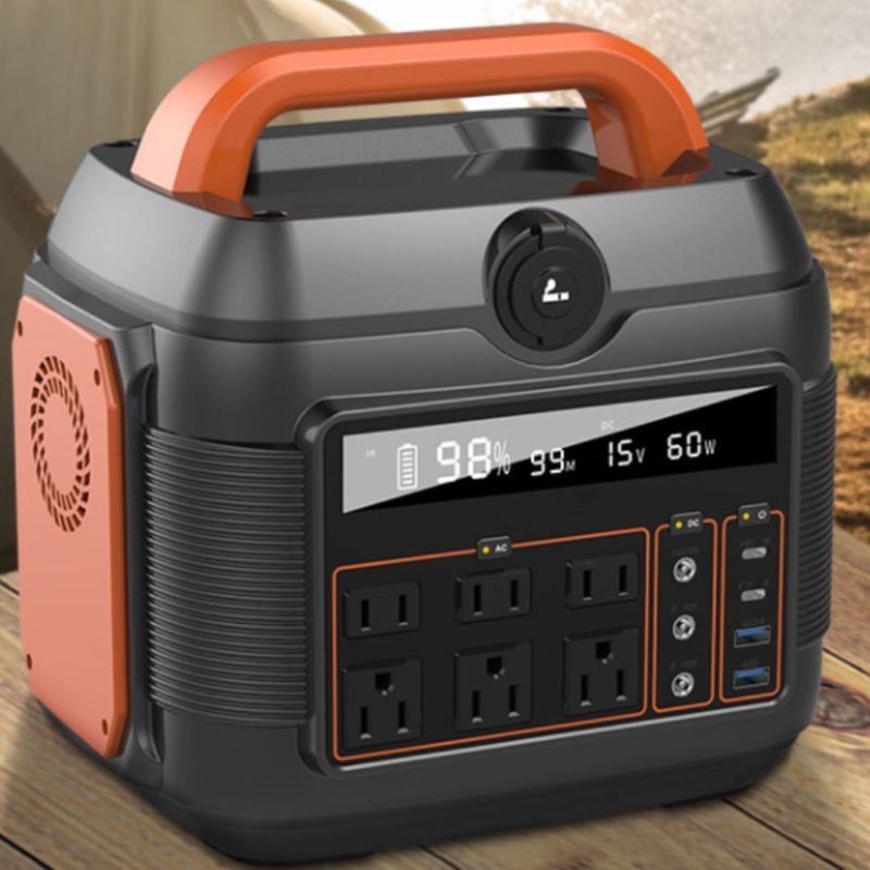 220V 50Hz/110V 60Hz AC Output 6 Kg/576 Wh/600 W/300 W/5000 W Đường điện di động