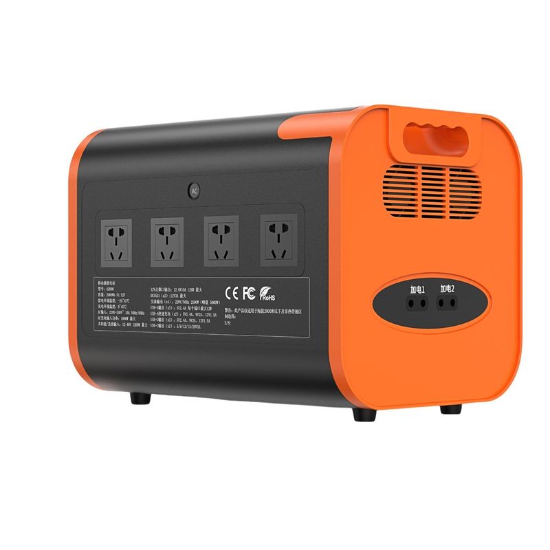 1000W 2200W Máy phát điện năng lượng mặt trời di động Hệ thống lưu trữ năng lượng pin Trạm điện USB
