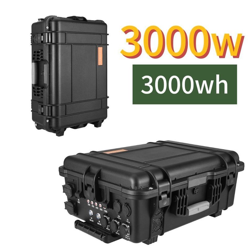 Nhà máy năng lượng mặt trời di động 3000W cho trại hỗ trợ vận hành nhiệt độ môi trường xung quanh C