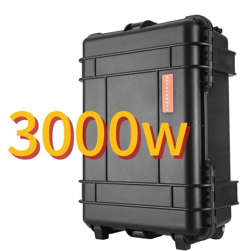 4000W Điện năng lượng đầu ra Máy phát năng lượng mặt trời Trạm điện di động cho chụp ảnh UAV ngoài trời
