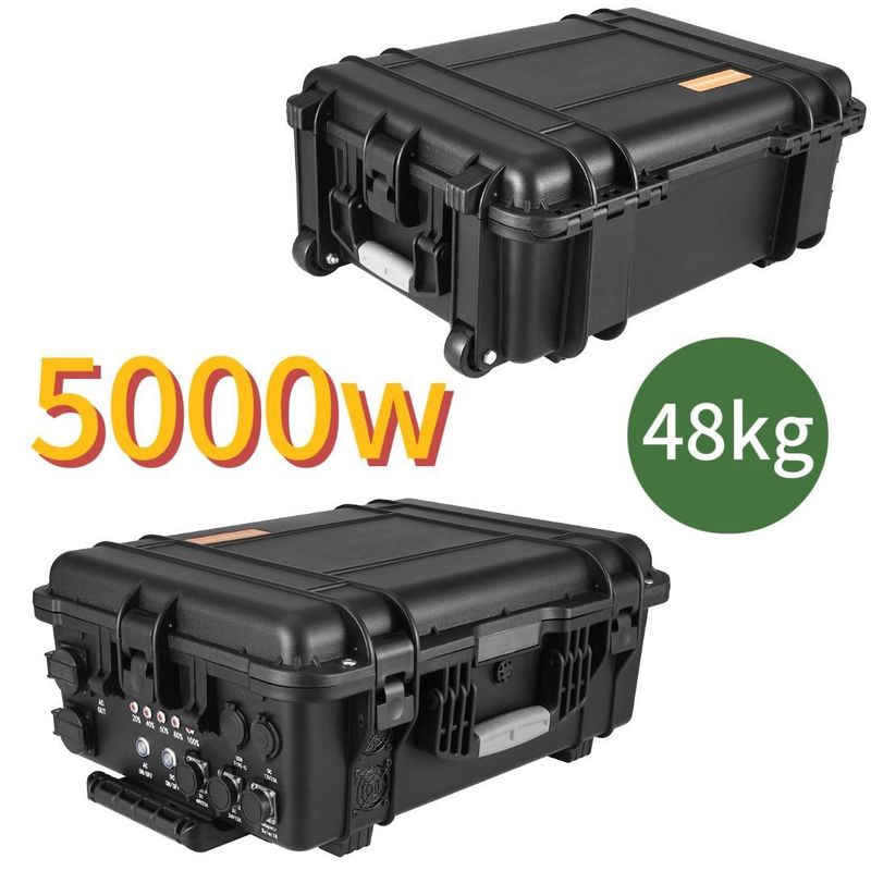 Trạm năng lượng mặt trời USB di động 5000W cho cắm trại ngoài trời và tình huống khẩn cấp