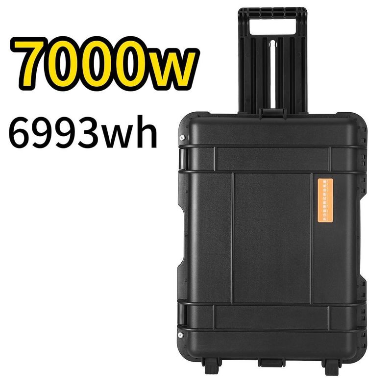 Thị trường Đông Á 7000W/6993wh Trạm điện di động cho chụp ảnh ngoài trời bằng máy bay không người lái