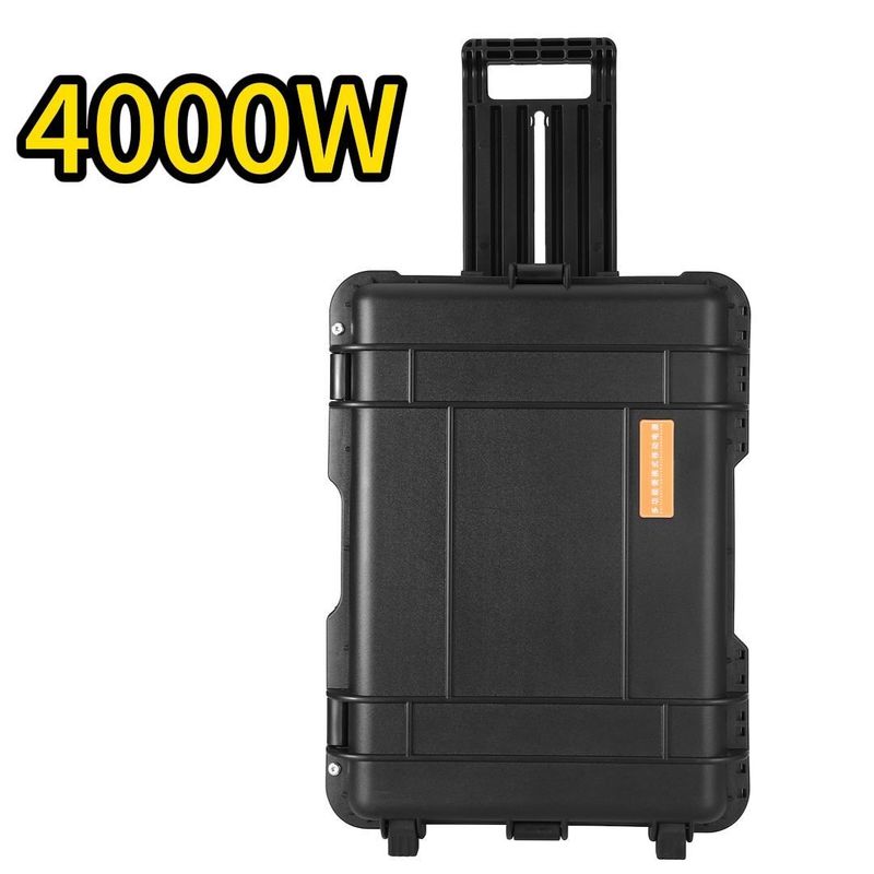4000W Capacity Lithium Battery Solar Generator Hoàn hảo cho nhà RV và ngoài trời