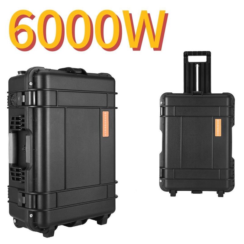 Nhà máy điện di động pin lithium công suất lớn 6000W cho các thị trường ở Nam Mỹ