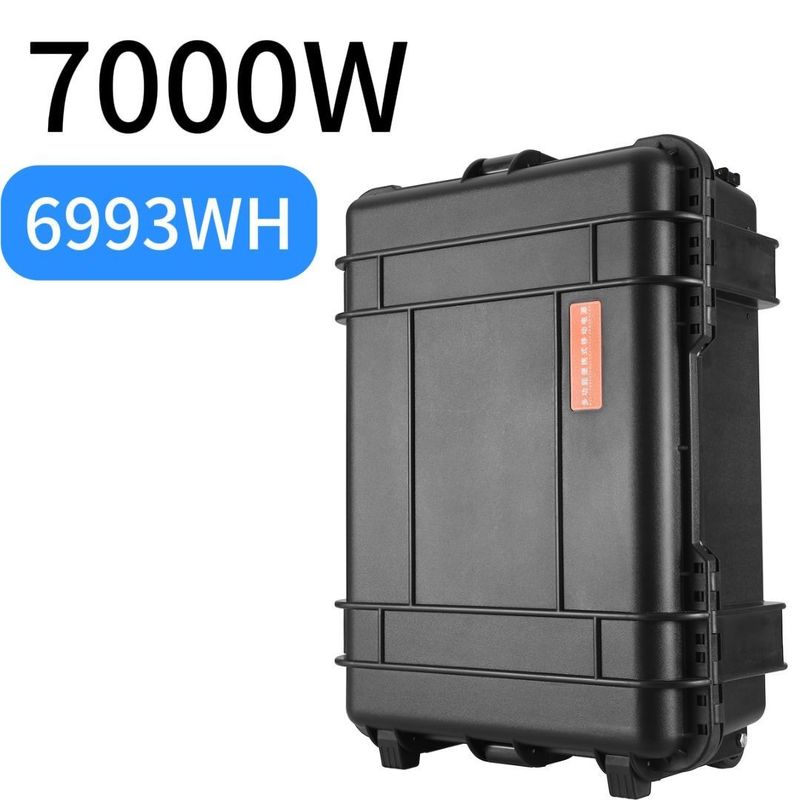 Trạm năng lượng mặt trời di động 7000W/5000W/3000W để sạc khẩn cấp cho du lịch ngoài trời