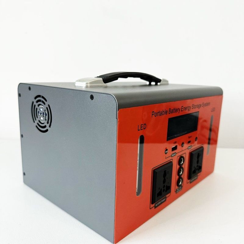 45W tấm pin mặt trời và pin lithium Nhà máy điện di động 300W 500W Máy phát năng lượng mặt trời