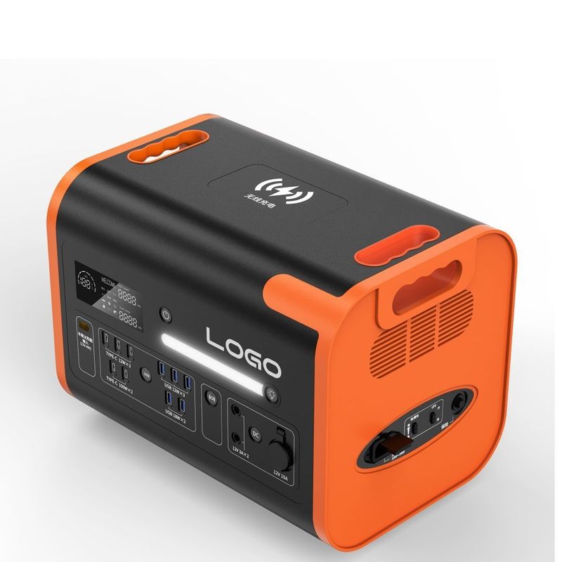 40ah/2200W Sạc tích hợp pin lithium Thời gian sử dụng pin Po4 Điện lực điện mặt trời