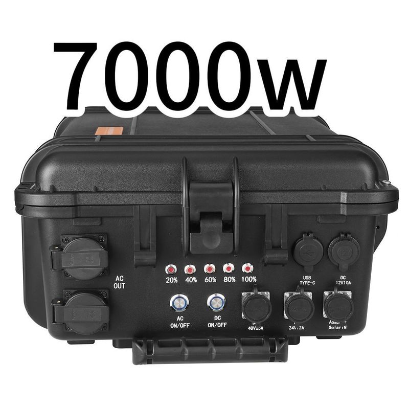 Hệ thống lưu trữ năng lượng pin máy phát điện năng lượng mặt trời 7000W di động với trọng lượng tổng cộng 50.000kg