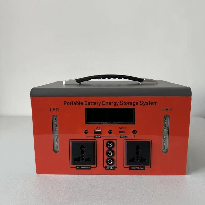 USB và 12V DC Output Nhà máy điện di động năng lượng mặt trời cho cắm trại ngoài trời 300W/500W Output