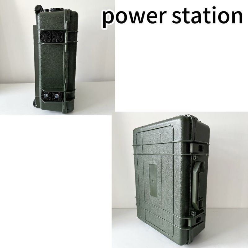 Nhà máy điện di động ngoài trời phiêu lưu công suất lớn 6000W với khung giữa ABS
