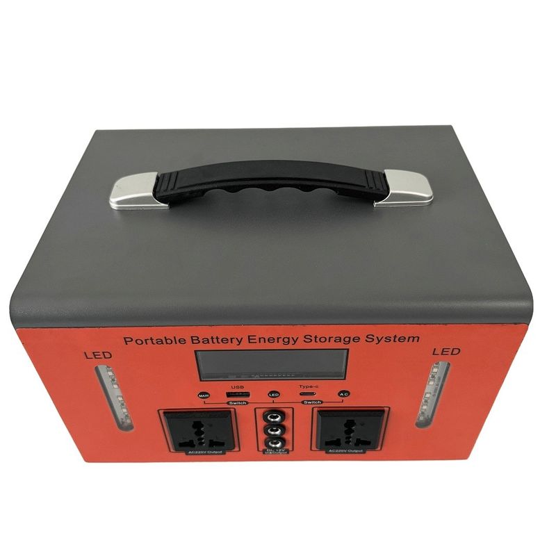 3000W ngoài trời Cắm trại Máy phát năng lượng mặt trời Nhà máy điện di động 12V DC đầu ra 11-14V Max