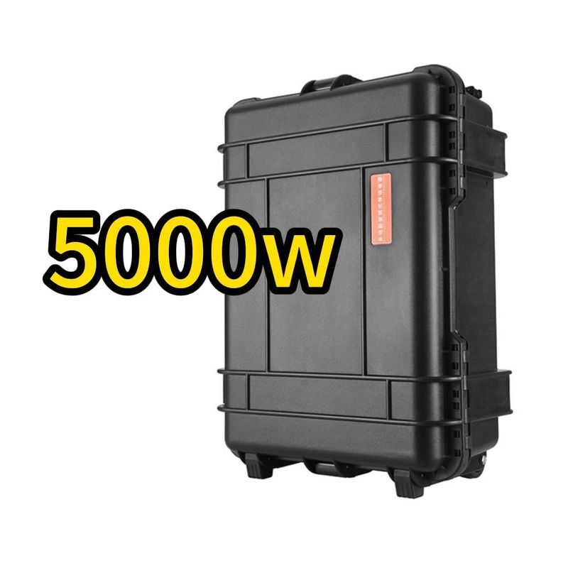 110V/230V5000W Điện năng Phương tiện điện mặt trời di động cho nhà RV Ngân hàng sạc ngoài trời