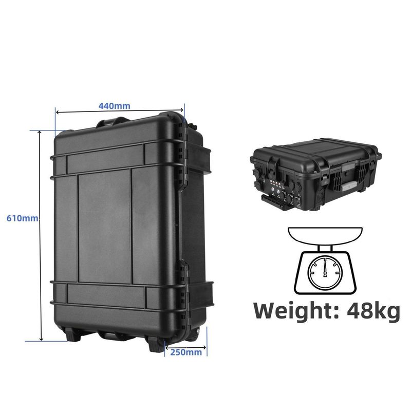 5000W/4800W pin UPS Trạm điện di động cho nhà ngoài trời 6-7h Thời gian sạc