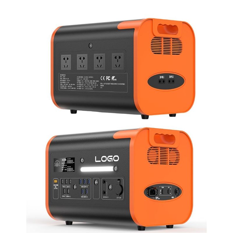 LiFePO4 Trạm điện di động 40ah/2200W/2400W để sạc nhiều cảnh và khẩn cấp