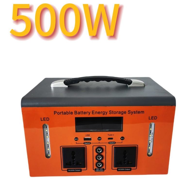 XT500 500W pin lithium di động nguồn cung cấp điện cho cắm trại ngoài trời và khẩn cấp