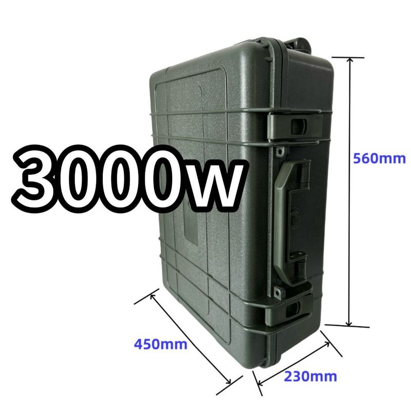 Công việc ngoài trời Cắm trại 3000W Thiết bị dập lửa tự động với cổng AC / DC / USB