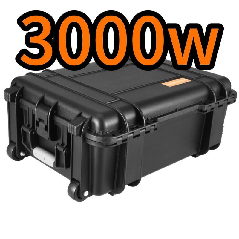 Pin ngoài trời 3000W/62.5ah Trạm điện di động với chứng nhận CE.Un38.3