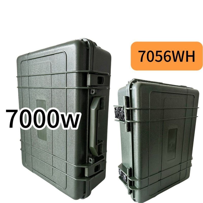 Điện lực dự phòng du lịch 7000W Trạm điện di động với hệ thống làm mát cưỡng chế thông minh kép