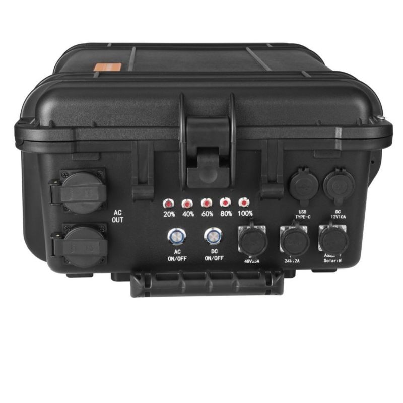 Nhà máy điện ngoài trời di động công suất lớn 5000W với pin lithium công suất cao