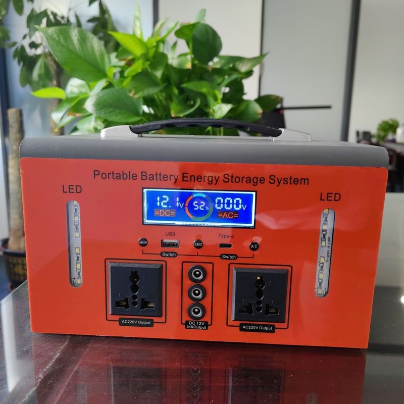 500W Tiger Baby Cắm trại Săn thợ săn Trạm điện khẩn cấp với 12V DC Output 11-14V Max
