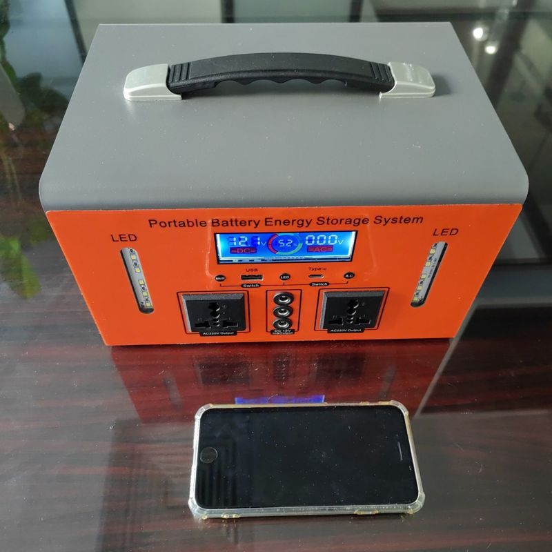 500W Office Backup Charging Bank Đường điện di động với 12V DC Output 11-14V Max