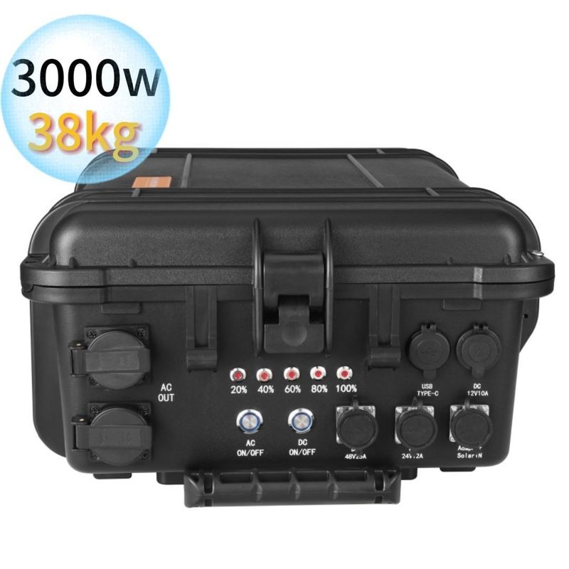 Nhà máy điện di động siêu lớn màu đen 3kw/4kw/5kw/6kw/7kw Lưu trữ năng lượng khẩn cấp